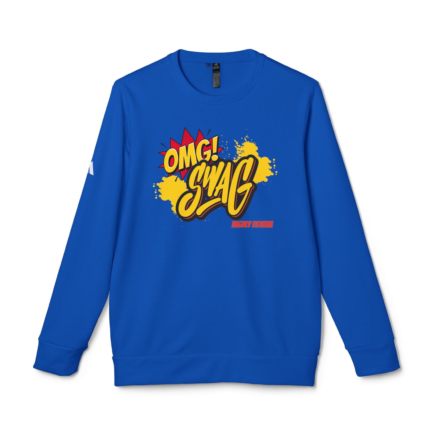 OMG! SWAG = Unisex Fleece Crewneck Sweatshirt