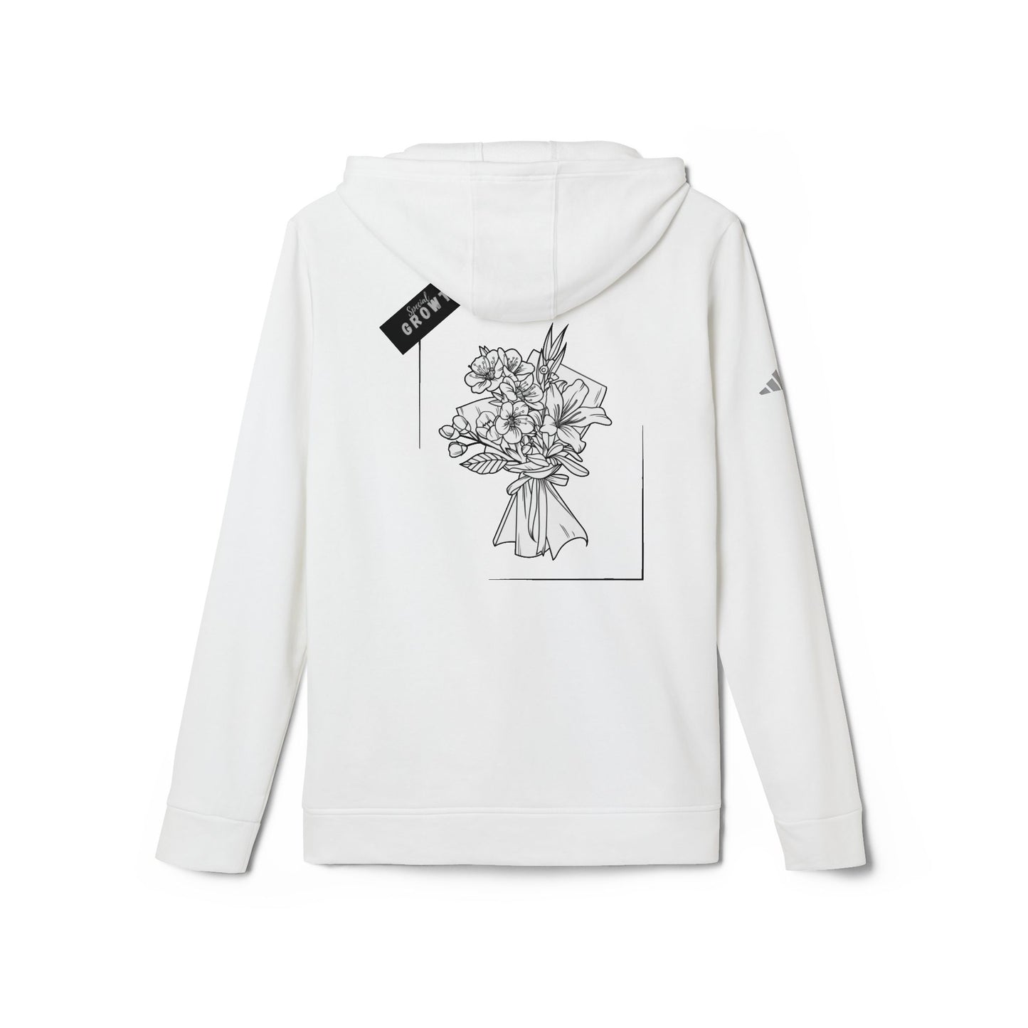 Unisex Fleece Hoodie - Special Floral Design