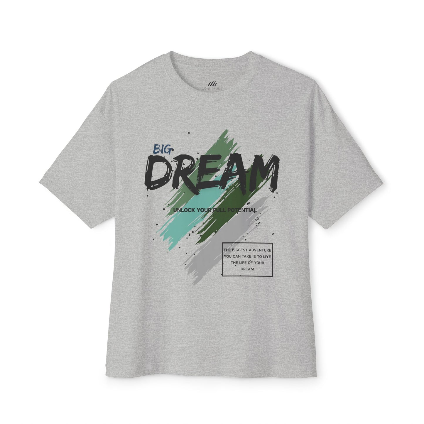 Big Dream Oversized Tee | Relaxed Fit | Casual Wear| Positive Vibes