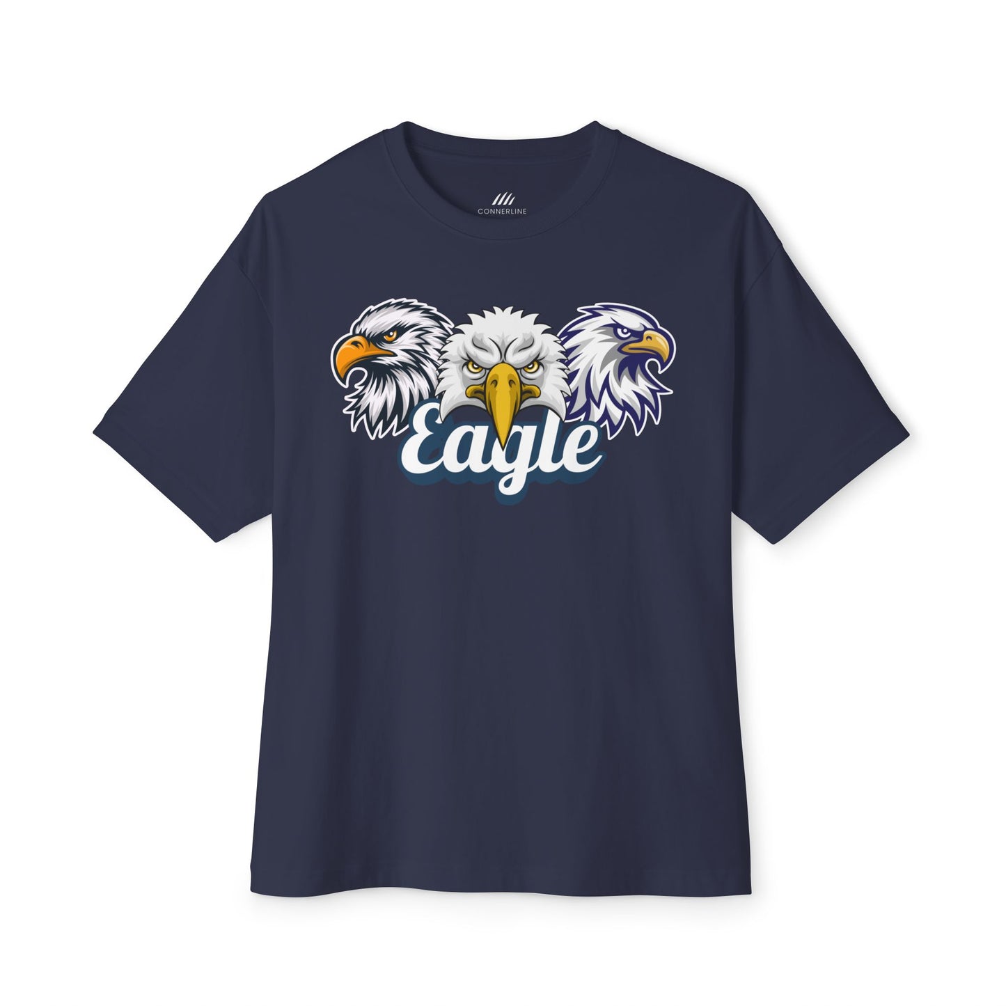 Eagle Oversized Tee, Unisex Casual Style, Wildlife Fashion