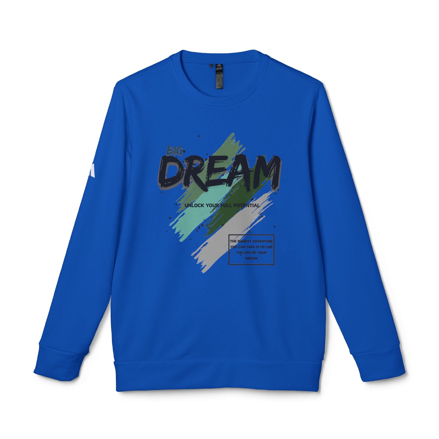 "BIG DREAM" Unisex Fleece Crewneck - Inspirational Sweatshirt