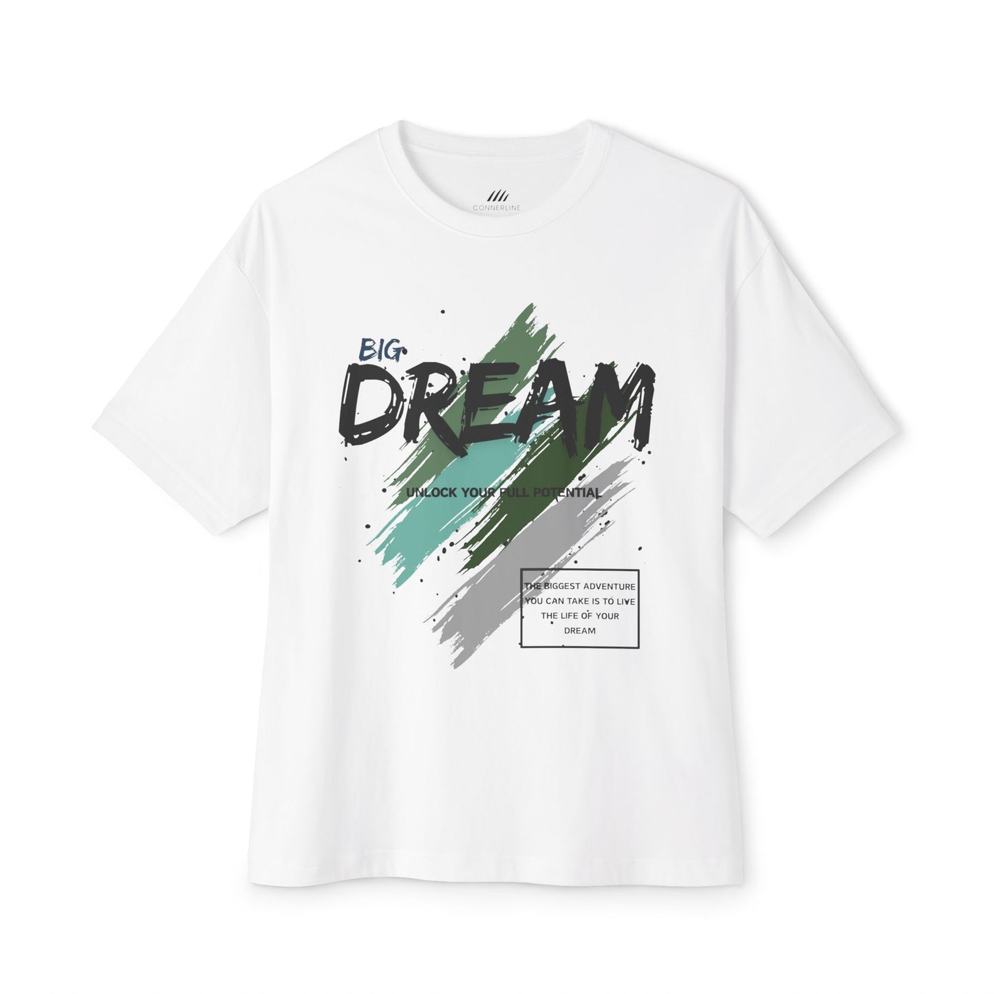 Big Dream Oversized Tee | Relaxed Fit | Casual Wear| Positive Vibes
