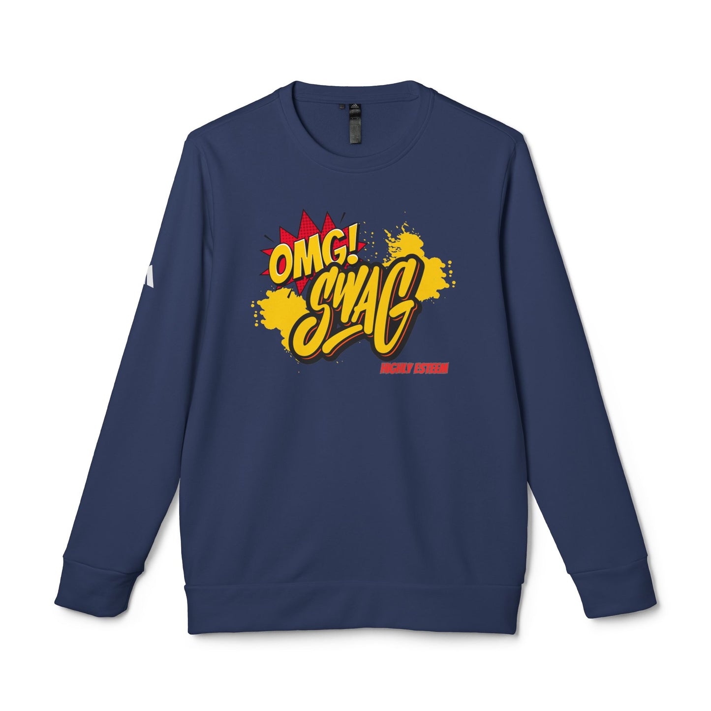 OMG! SWAG = Unisex Fleece Crewneck Sweatshirt