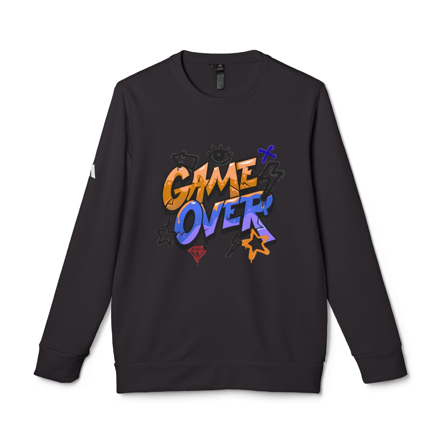 Game Over - Crewneck Sweatshirt, Casual Sweatshirt, Unisex Fleece Top, Cool Outfit