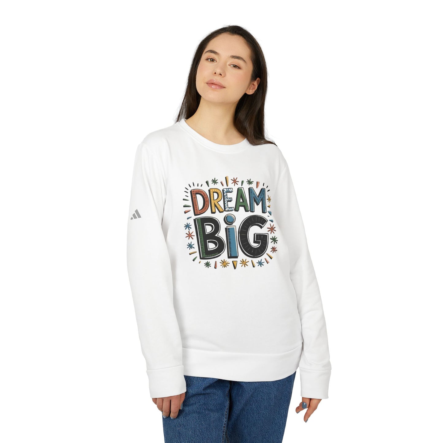 "Dream Big" Connerline x adidas Unisex Fleece Sweatshirt