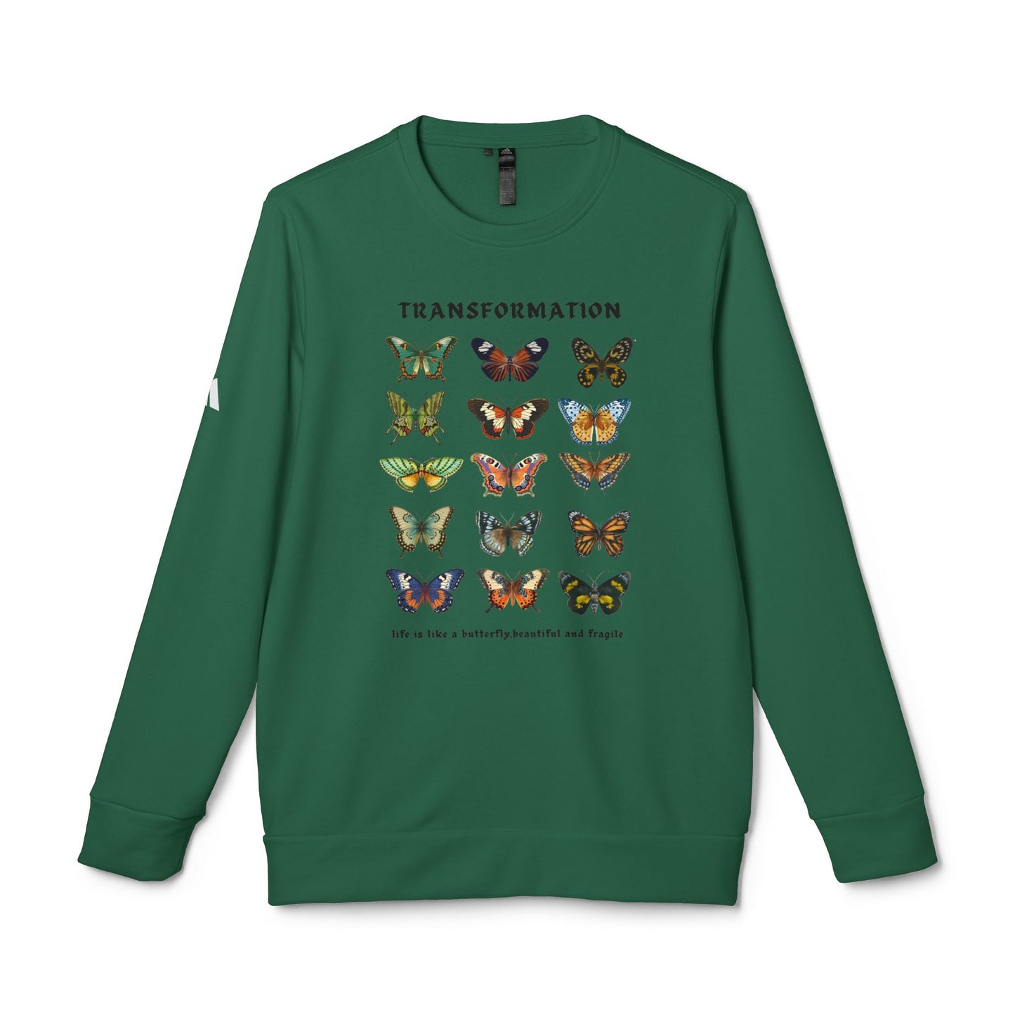 Butterfly Transformation Crewneck Sweatshirt - Unisex Fleece