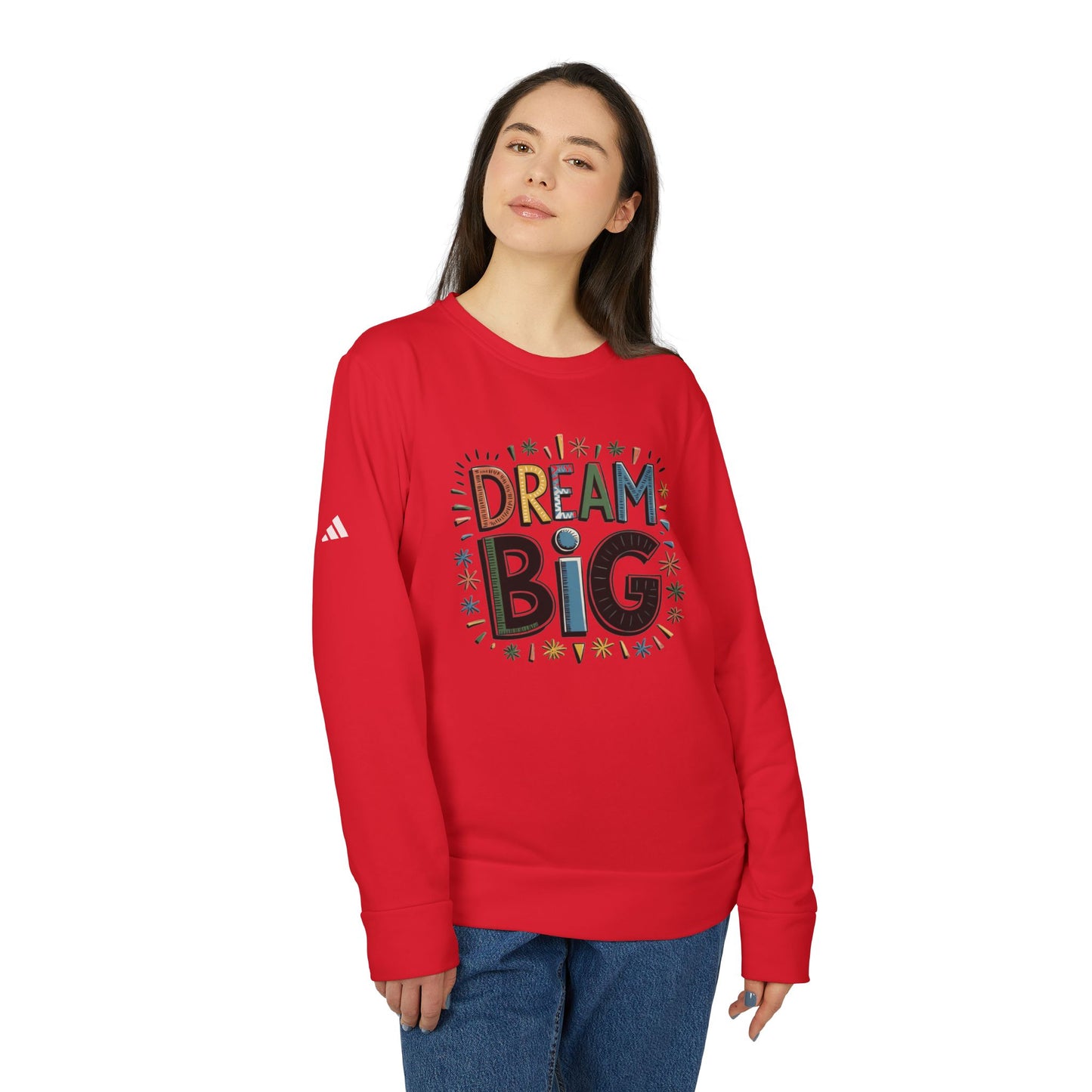 "Dream Big" Connerline x adidas Unisex Fleece Sweatshirt