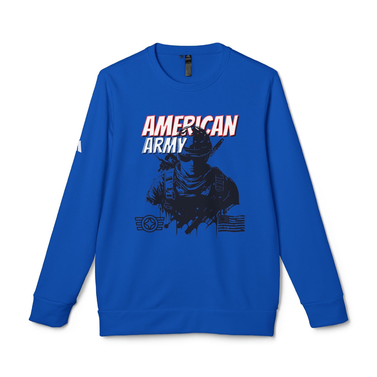American Army Fleece Sweatshirt - Unisex Military Heritage Crewneck