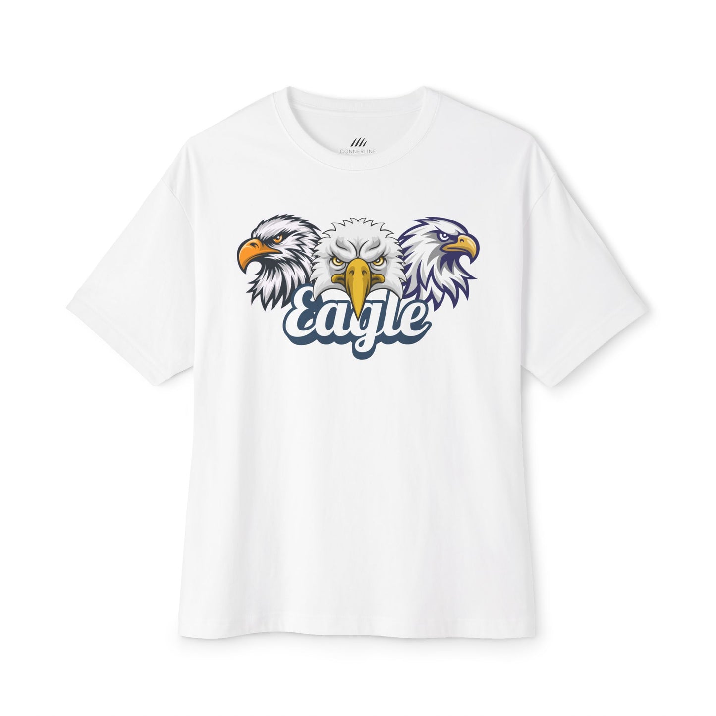 Eagle Oversized Tee, Unisex Casual Style, Wildlife Fashion