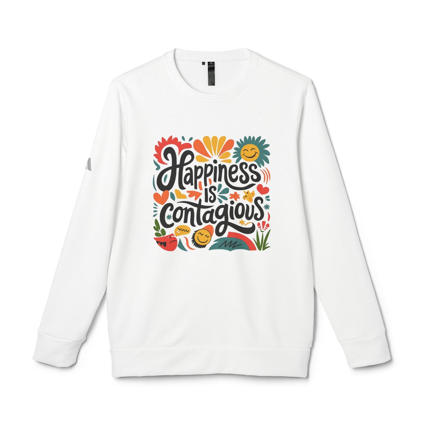 Fleece Sweatshirt - Happiness is Contagious Connerline x adidas
