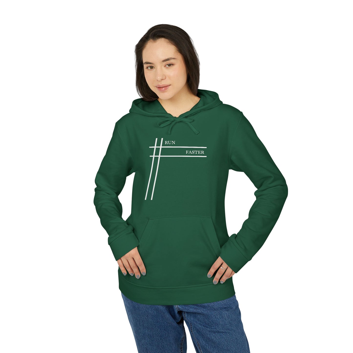RUN FASTER - Fleece Hoodie