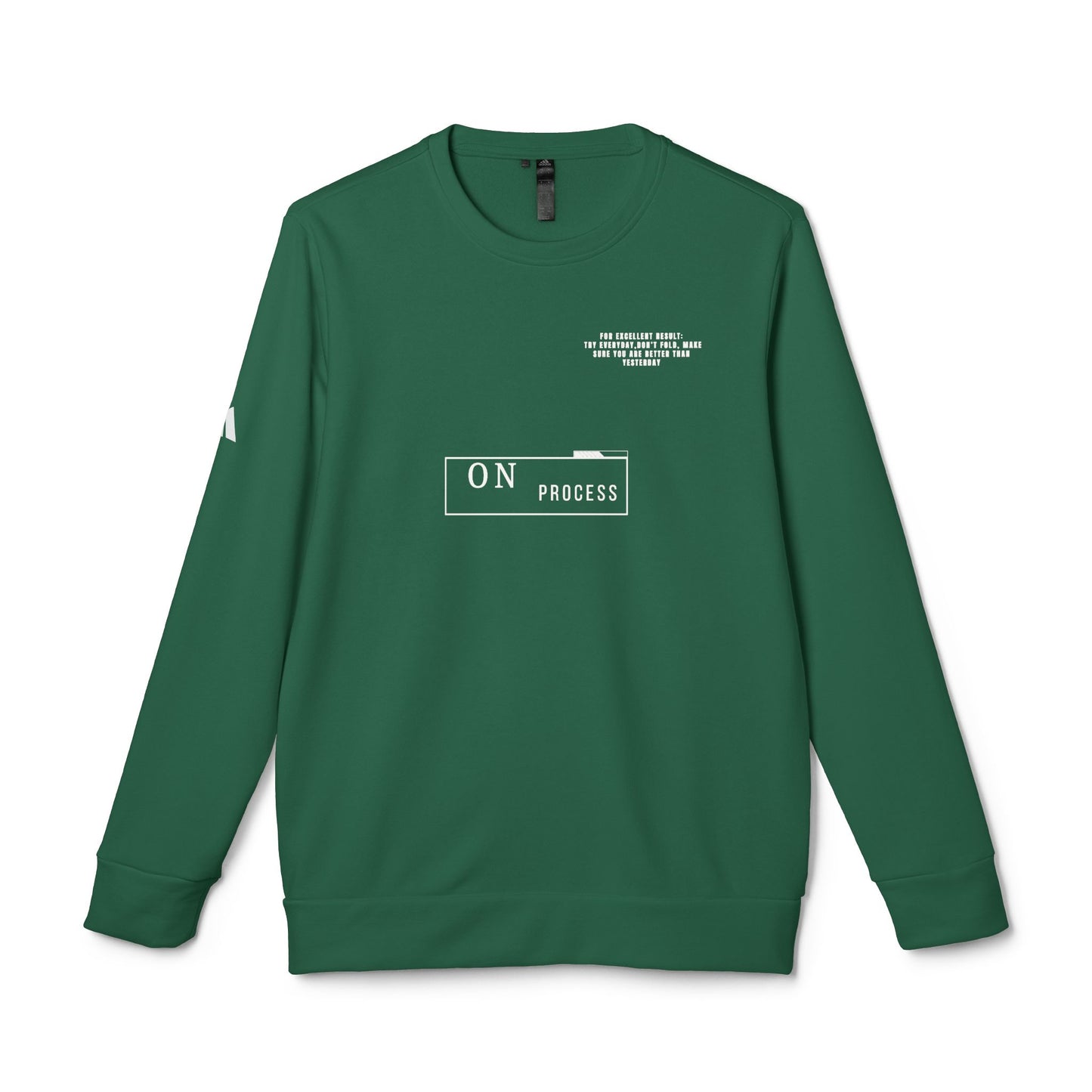 Unisex Fleece Sweatshirt - 'On Process' Style