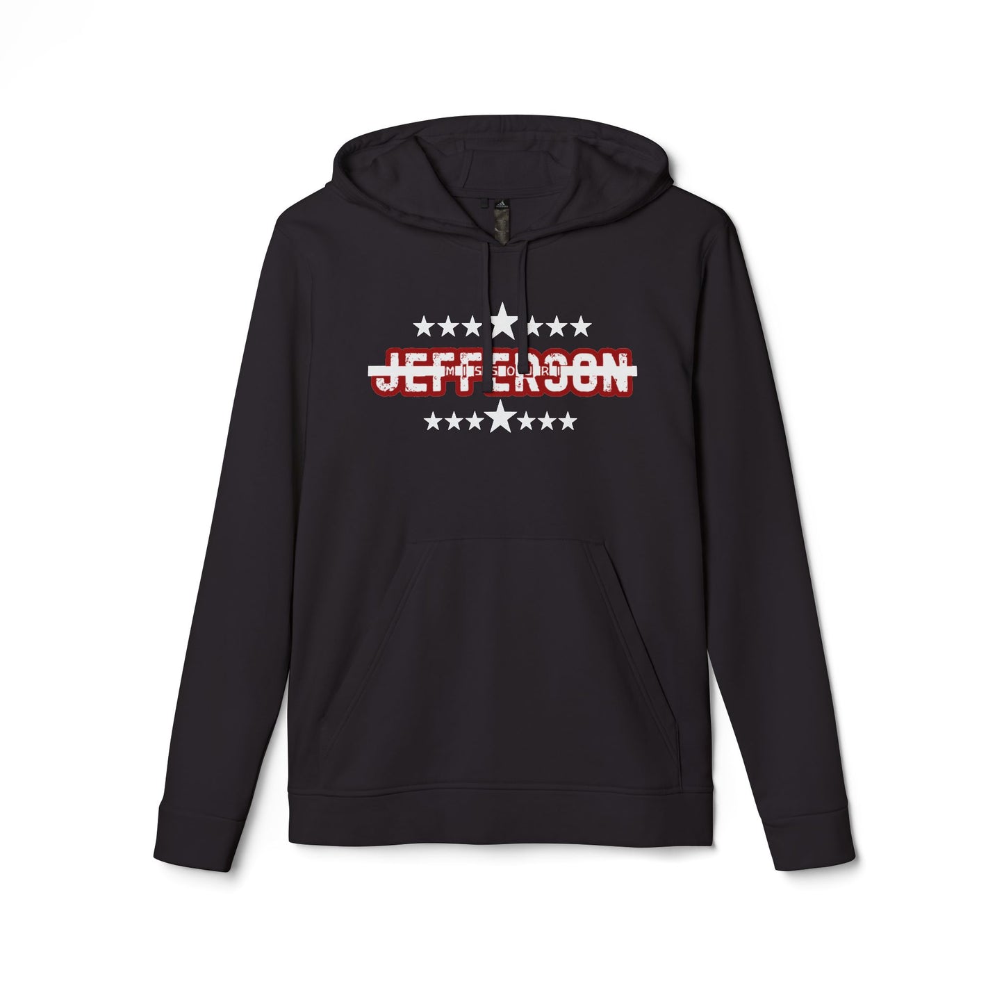 Unisex Fleece Hoodie with 'JEFFERSON' Design - Stylish & Comfortable
