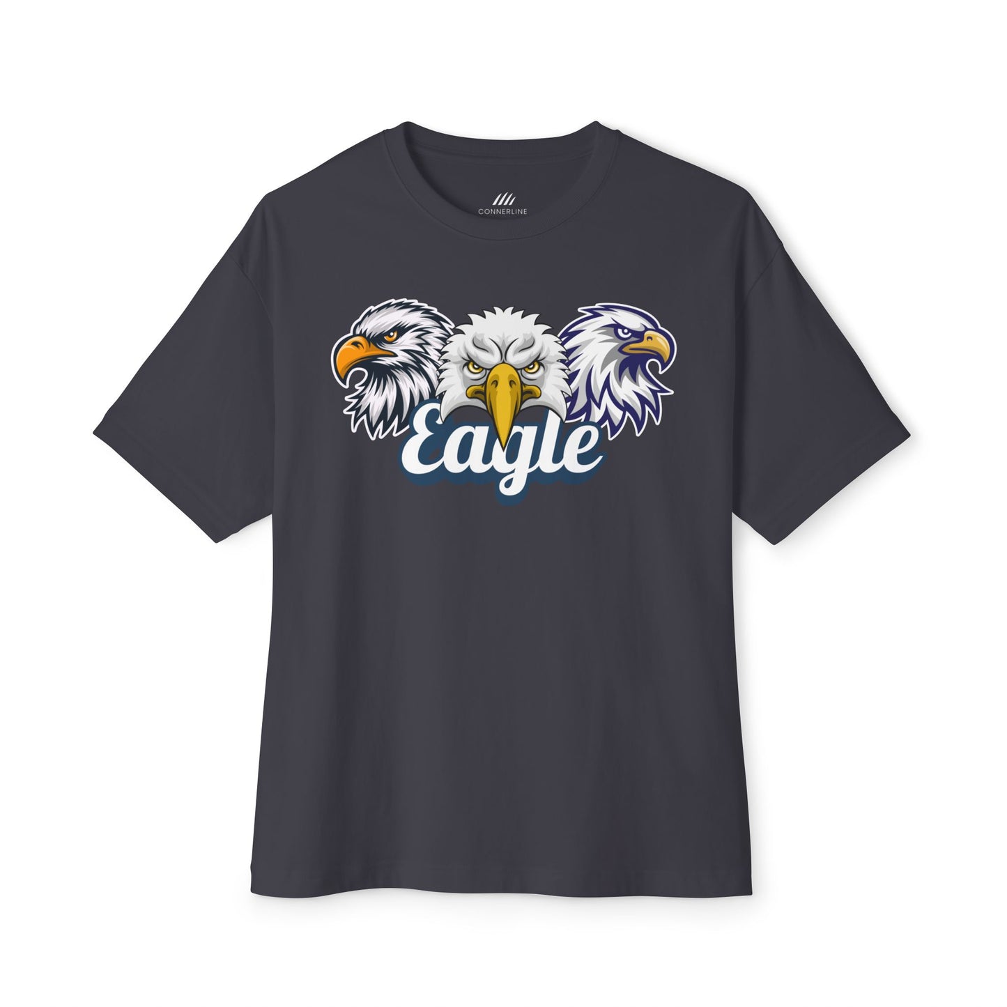 Eagle Oversized Tee, Unisex Casual Style, Wildlife Fashion