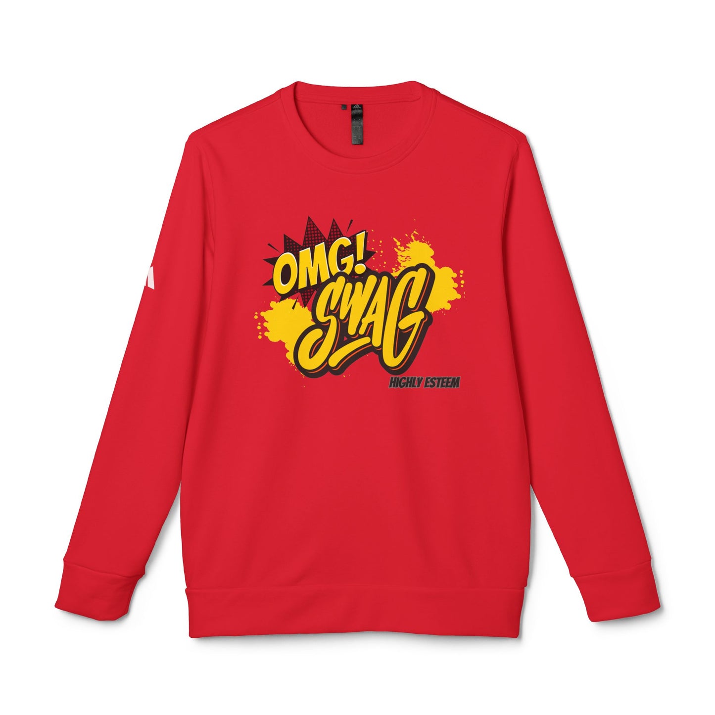 OMG! SWAG = Unisex Fleece Crewneck Sweatshirt