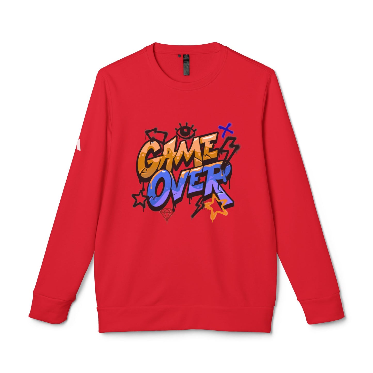 Game Over - Crewneck Sweatshirt, Casual Sweatshirt, Unisex Fleece Top, Cool Outfit