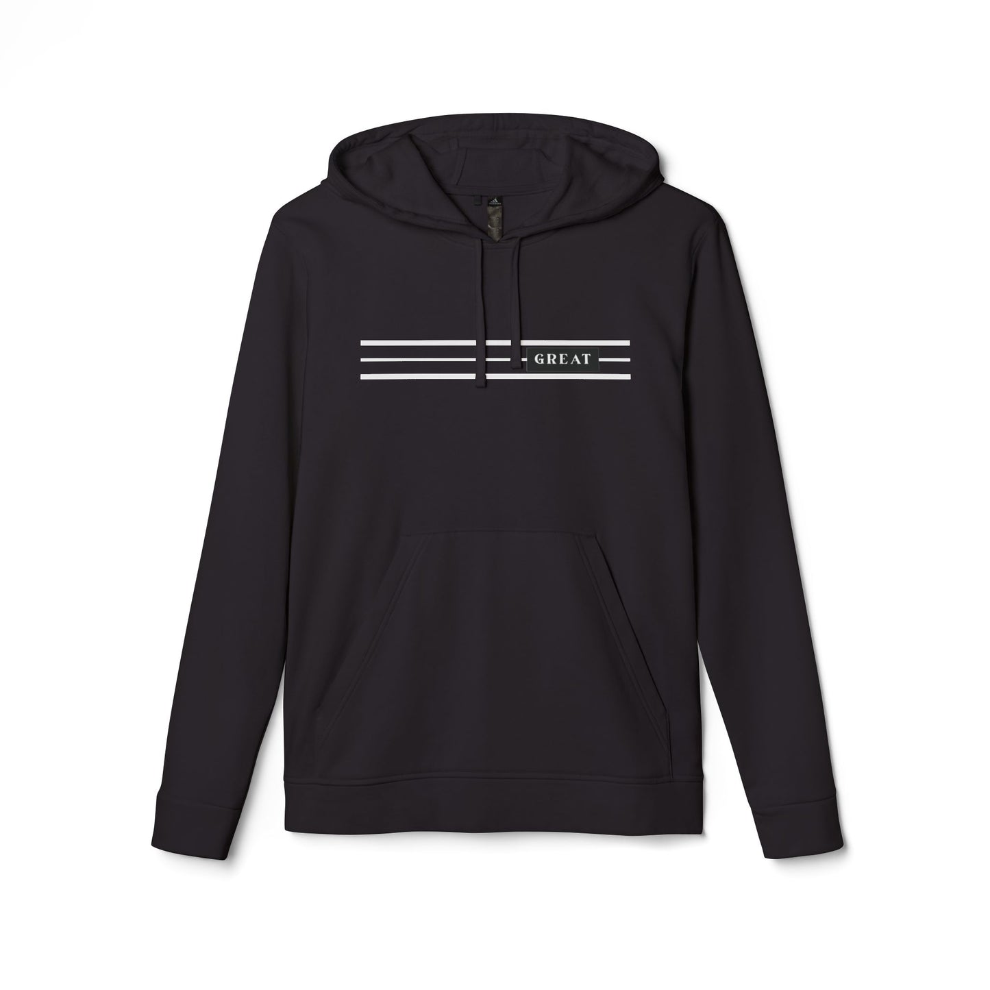 Fleece Hoodie - Casual Comfort with 'GREAT' Design