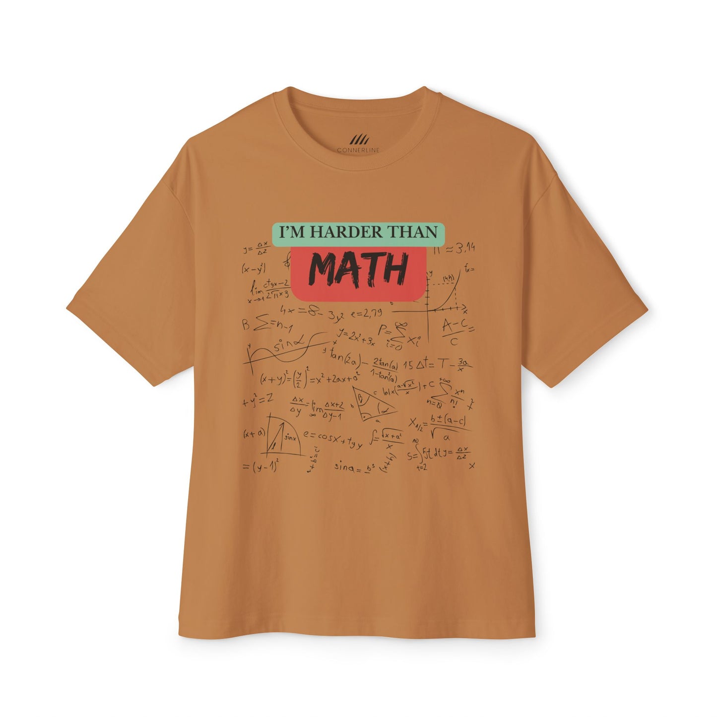 Humorous Math Tee, Unisex Oversized Boxy Tee, Casual Wear