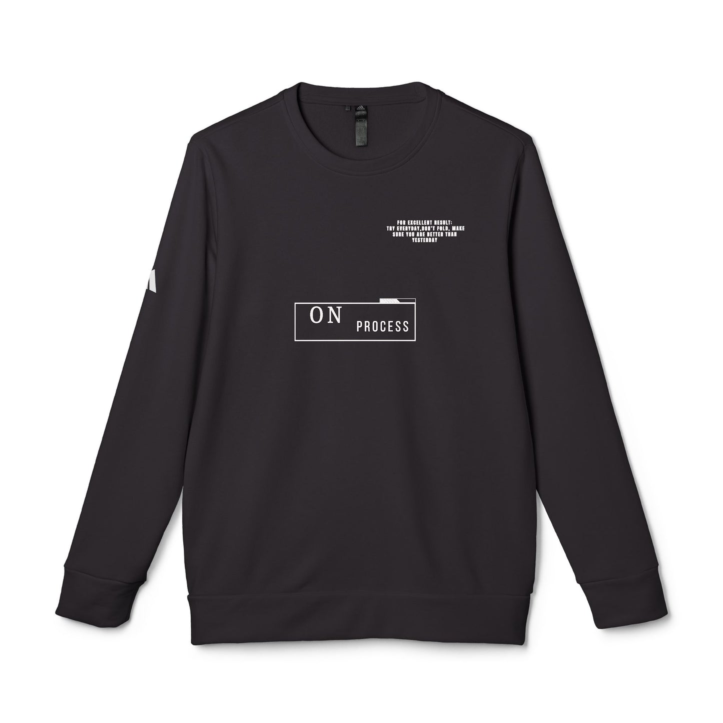 Unisex Fleece Sweatshirt - 'On Process' Style