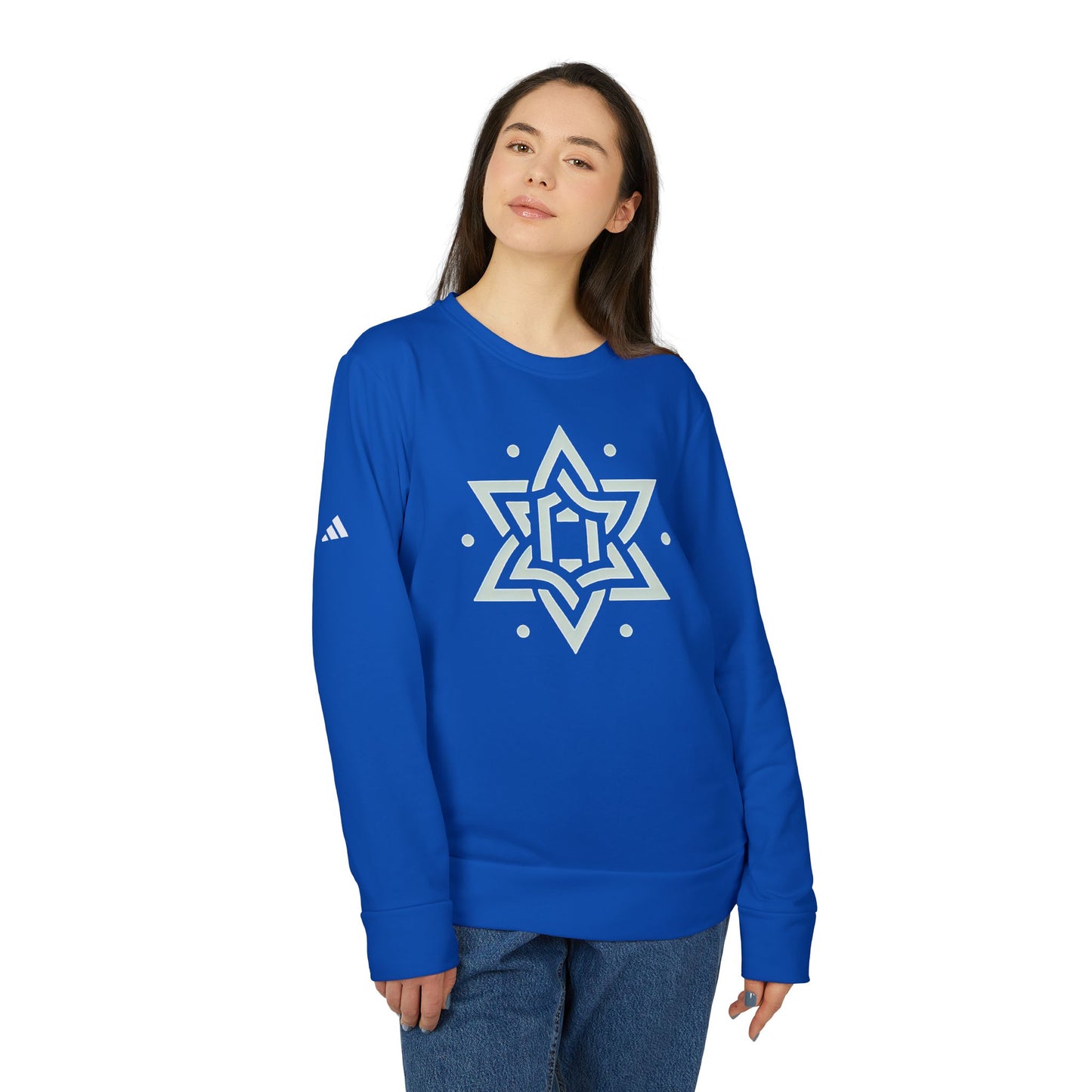 Stable Star Design Fleece Sweatshirt