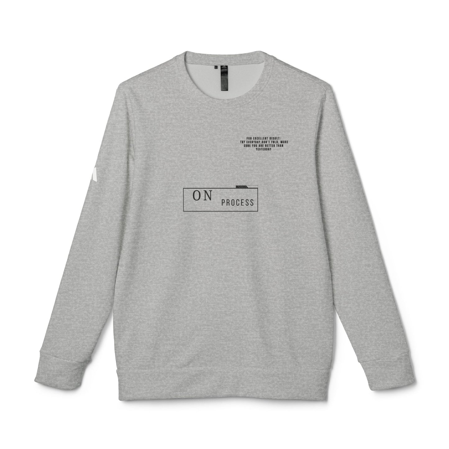 Unisex Fleece Sweatshirt - 'On Process' Style