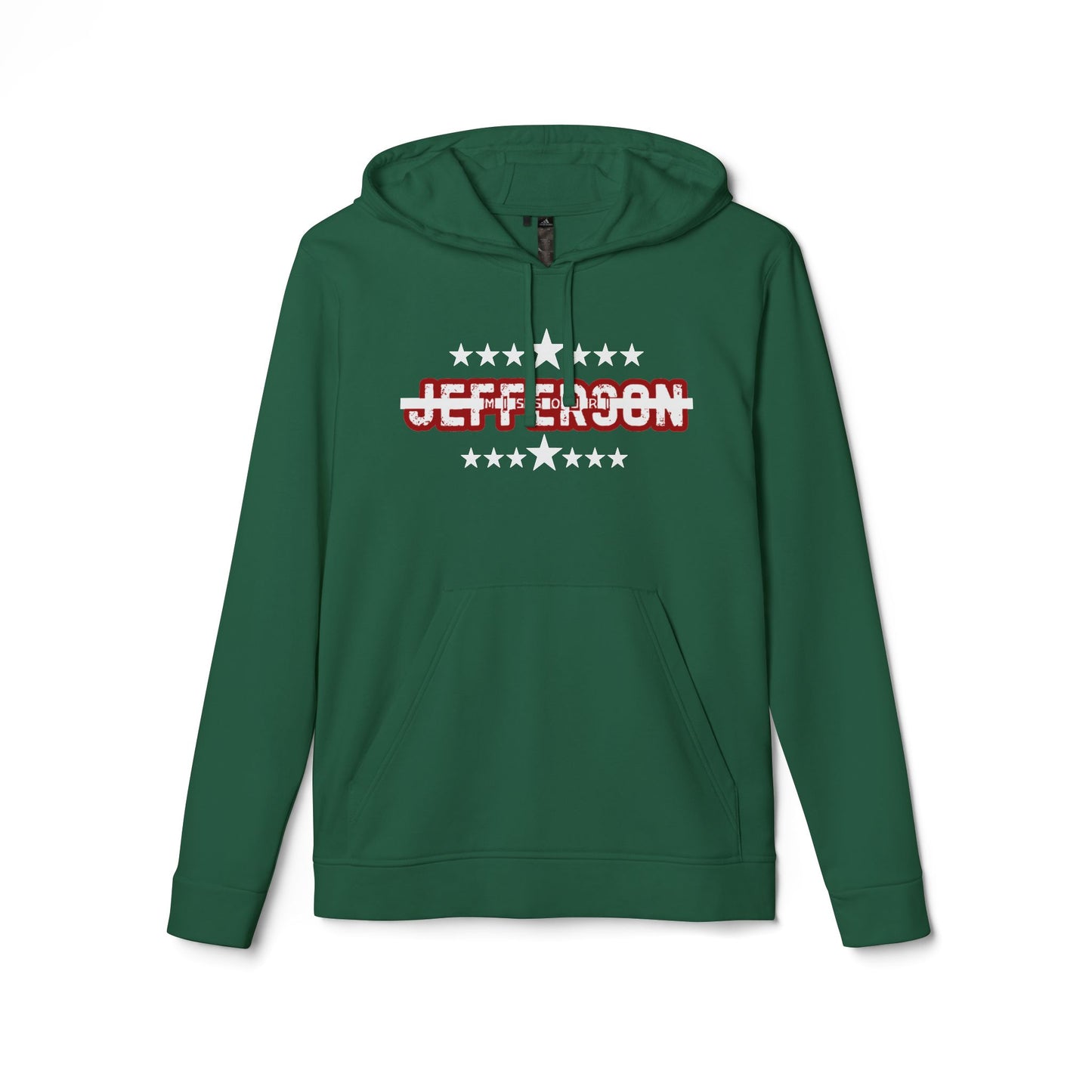 Unisex Fleece Hoodie with 'JEFFERSON' Design - Stylish & Comfortable