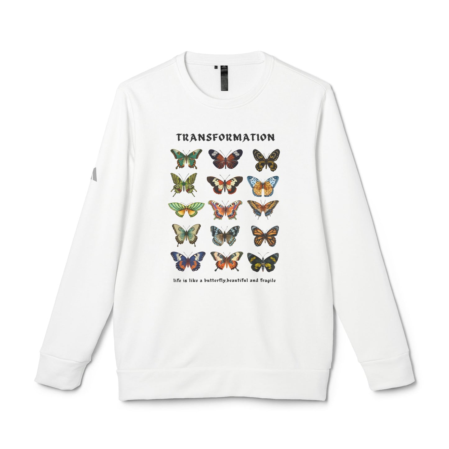 Butterfly Transformation Crewneck Sweatshirt - Unisex Fleece