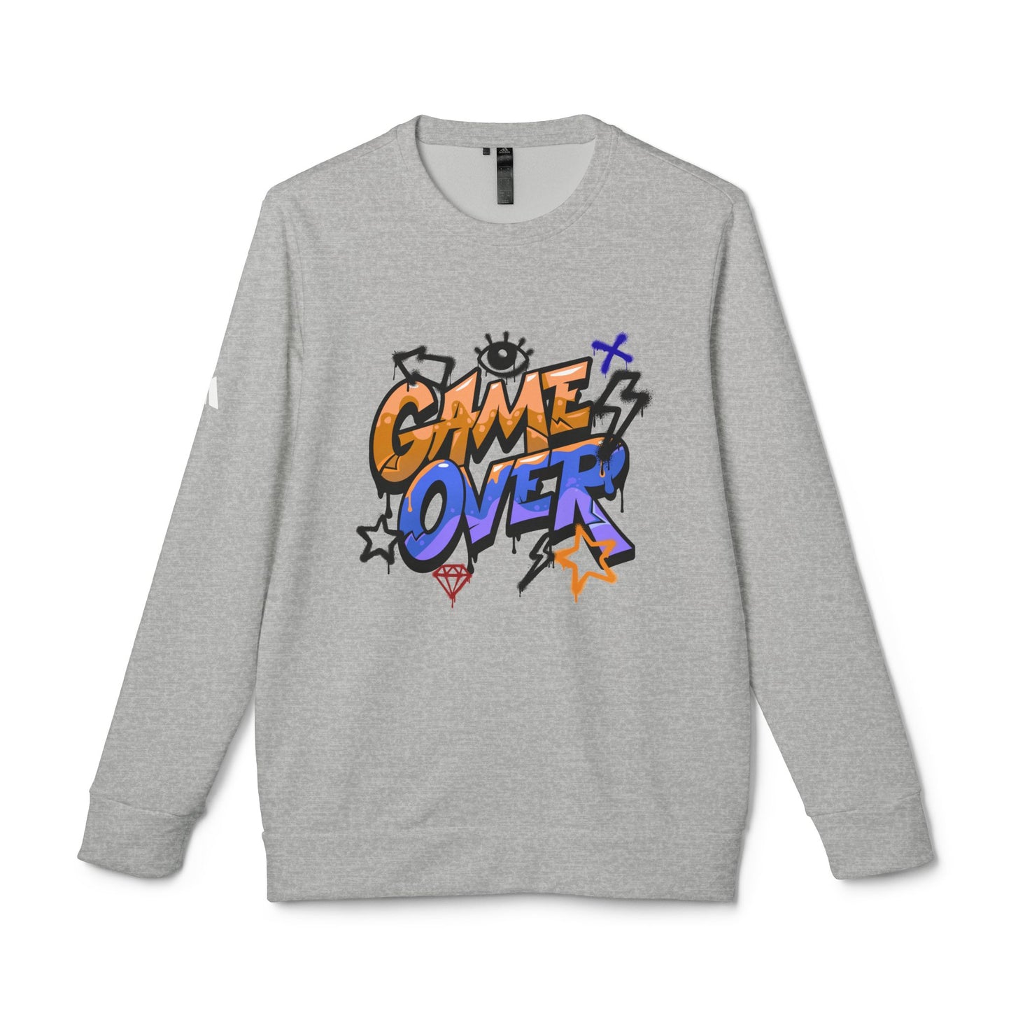 Game Over - Crewneck Sweatshirt, Casual Sweatshirt, Unisex Fleece Top, Cool Outfit