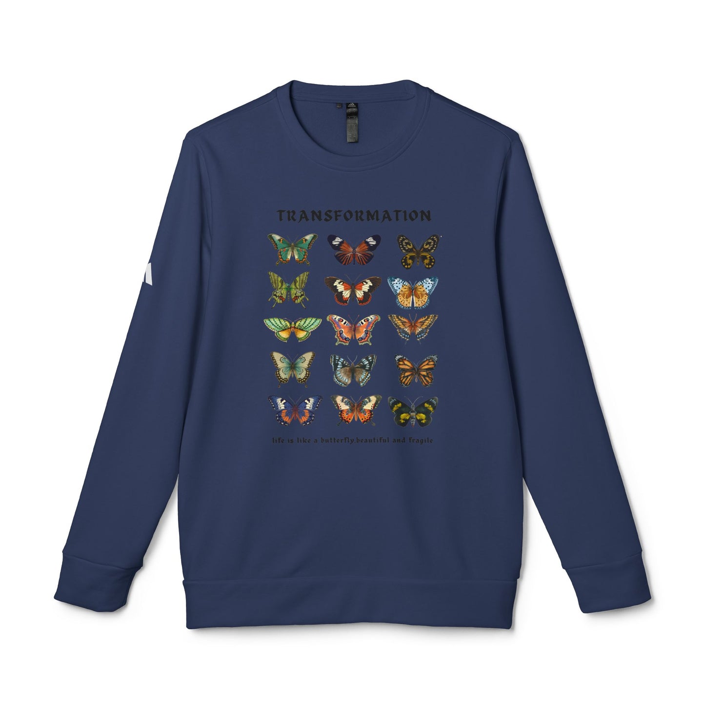 Butterfly Transformation Crewneck Sweatshirt - Unisex Fleece
