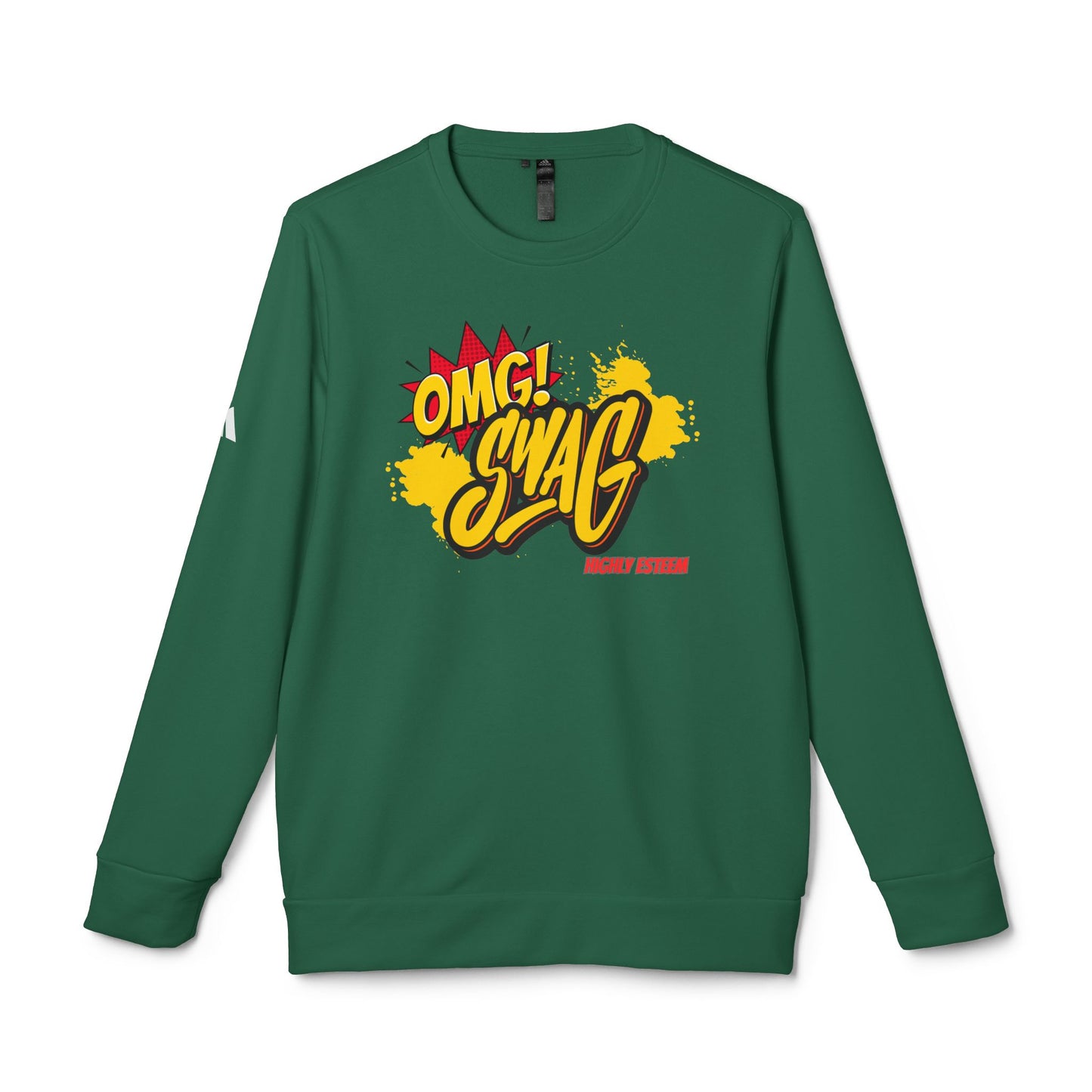 OMG! SWAG = Unisex Fleece Crewneck Sweatshirt
