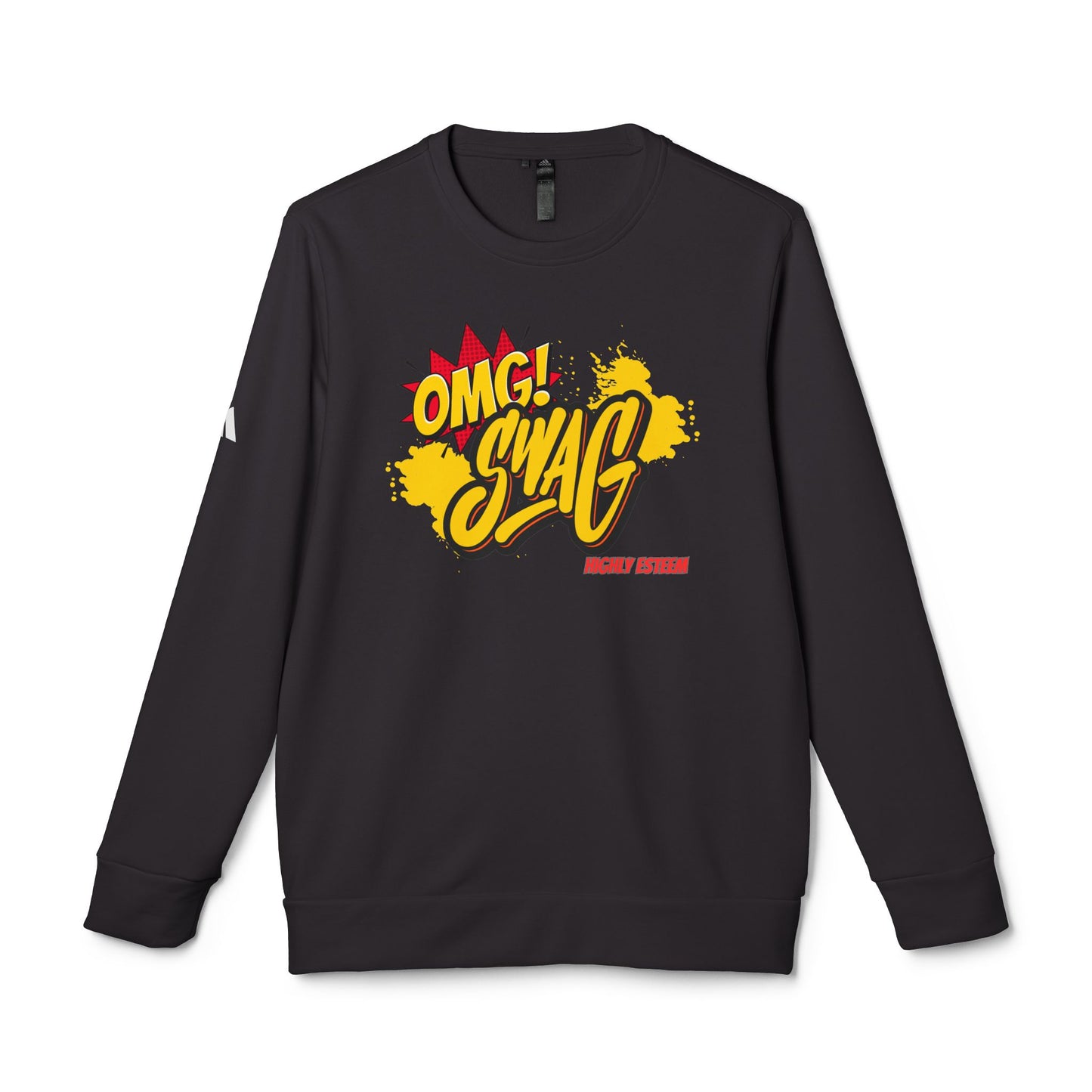 OMG! SWAG = Unisex Fleece Crewneck Sweatshirt