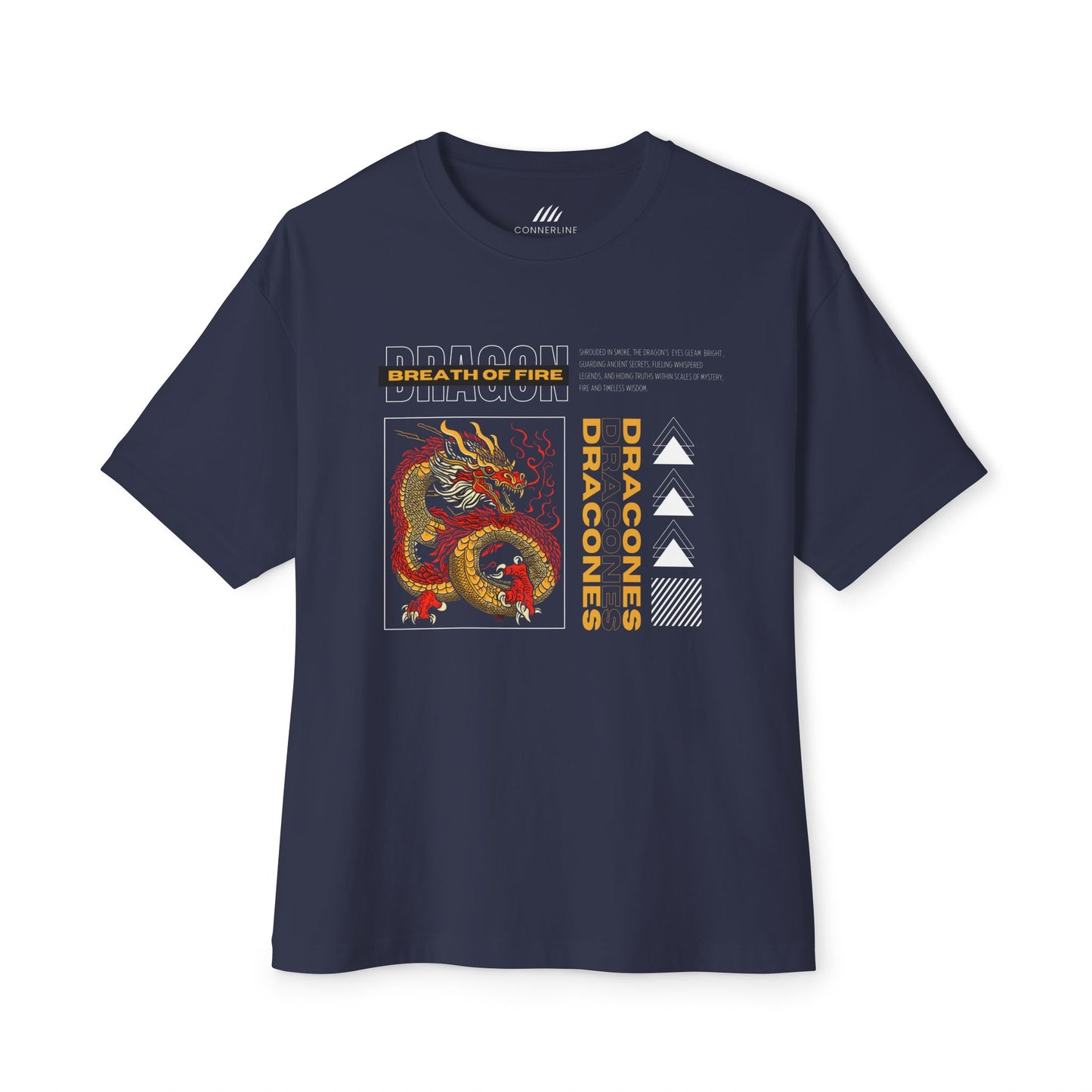 DRAGON- Oversized Tee, Unisex Casual Wear,