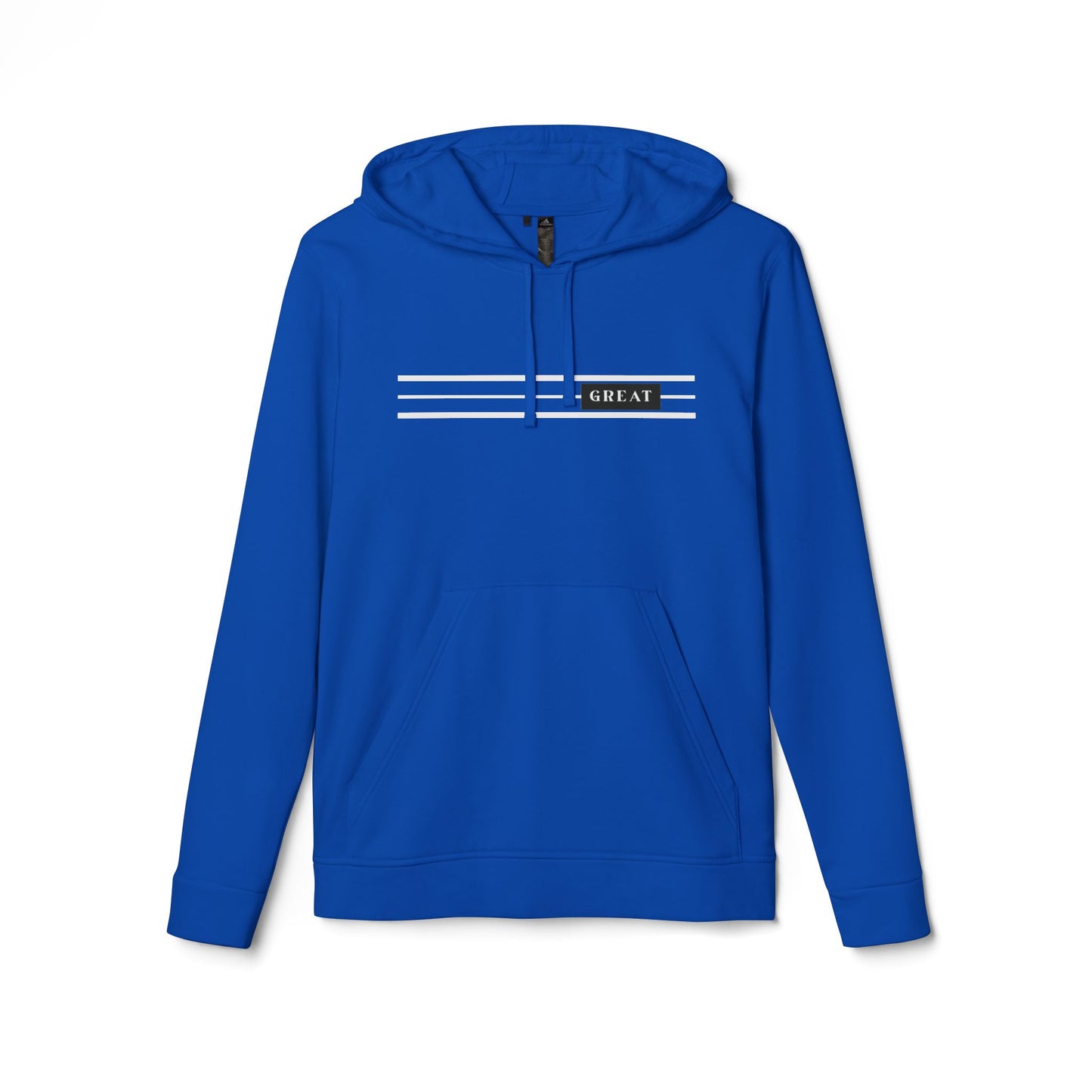 Fleece Hoodie - Casual Comfort with 'GREAT' Design