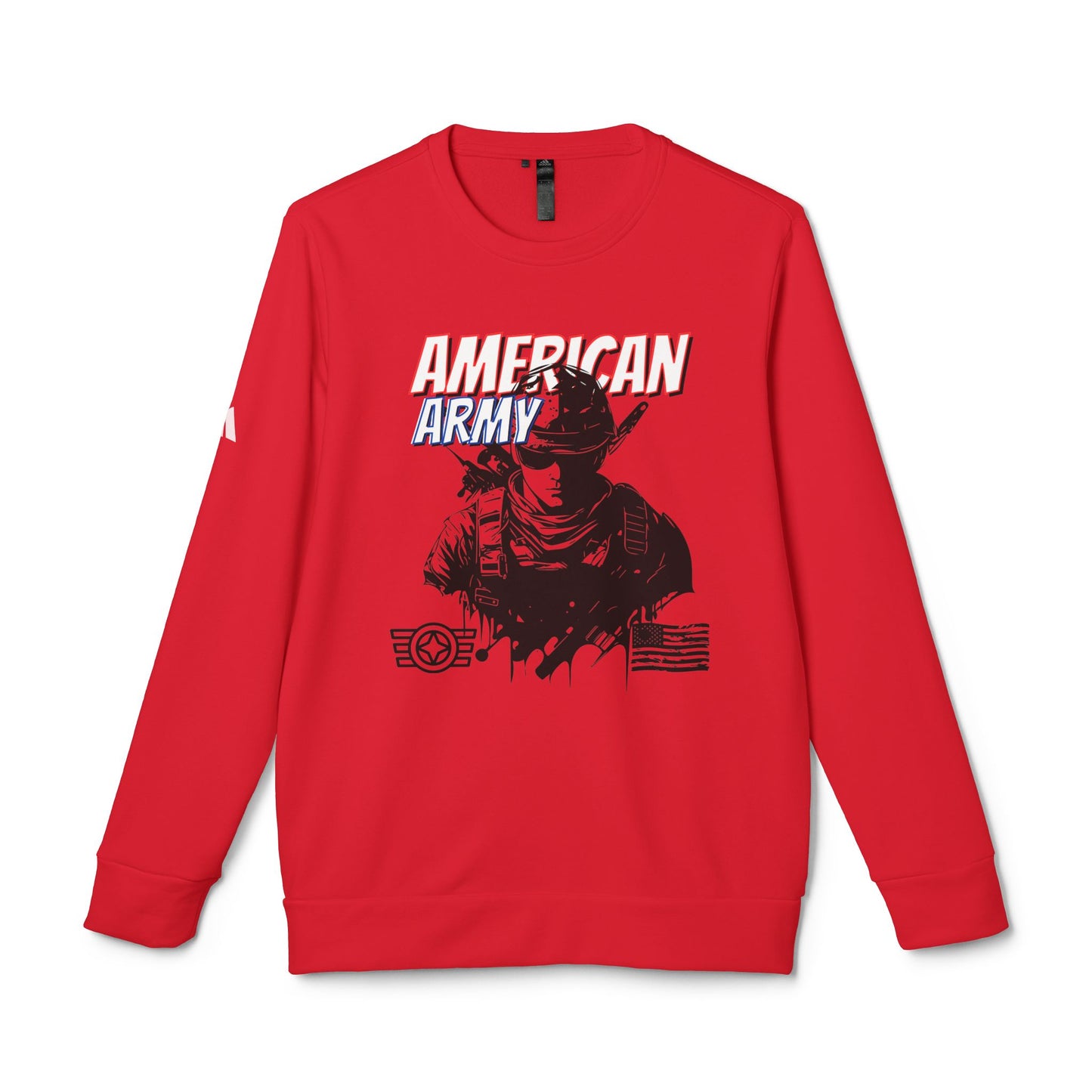 American Army Fleece Sweatshirt - Unisex Military Heritage Crewneck