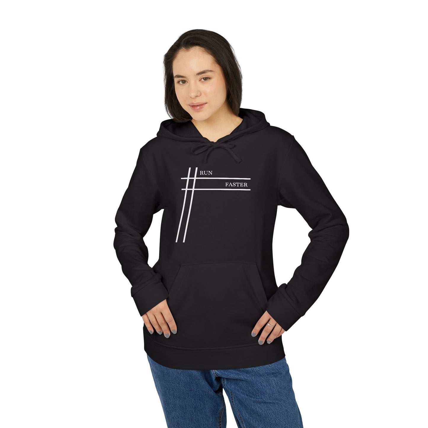 RUN FASTER - Fleece Hoodie