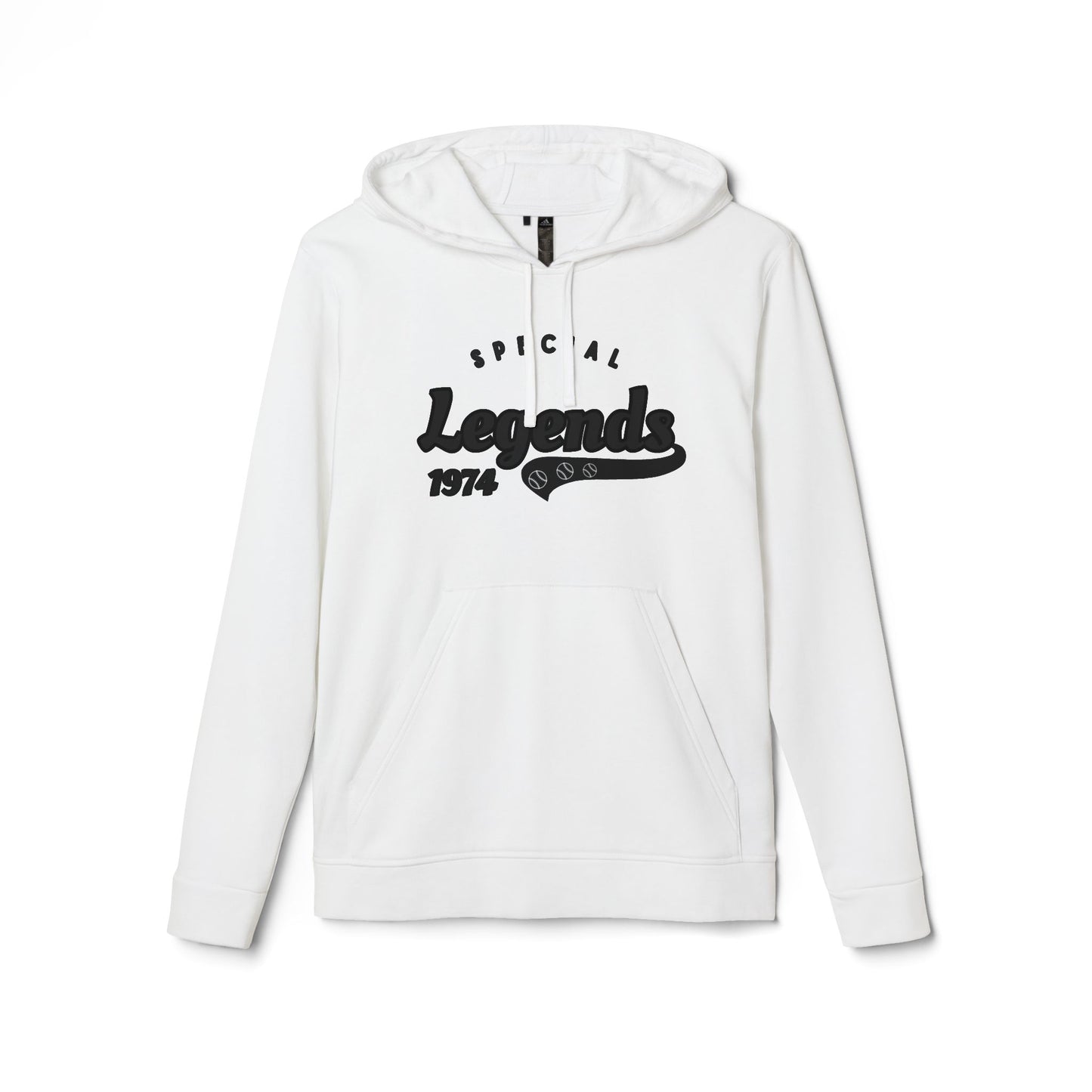 Legends 1974 Classic- Style Adidas Unisex Fleece Hoodie