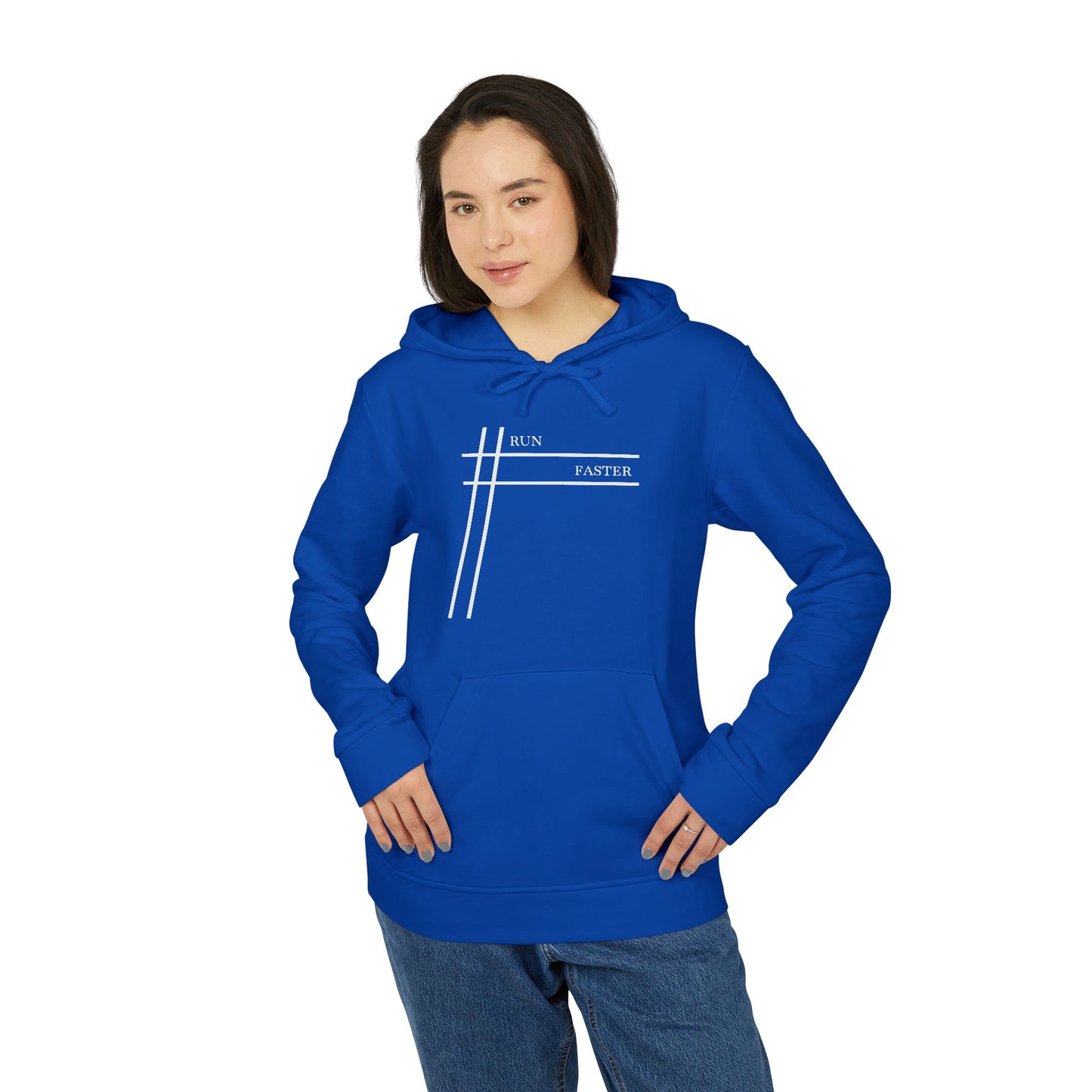 RUN FASTER - Fleece Hoodie