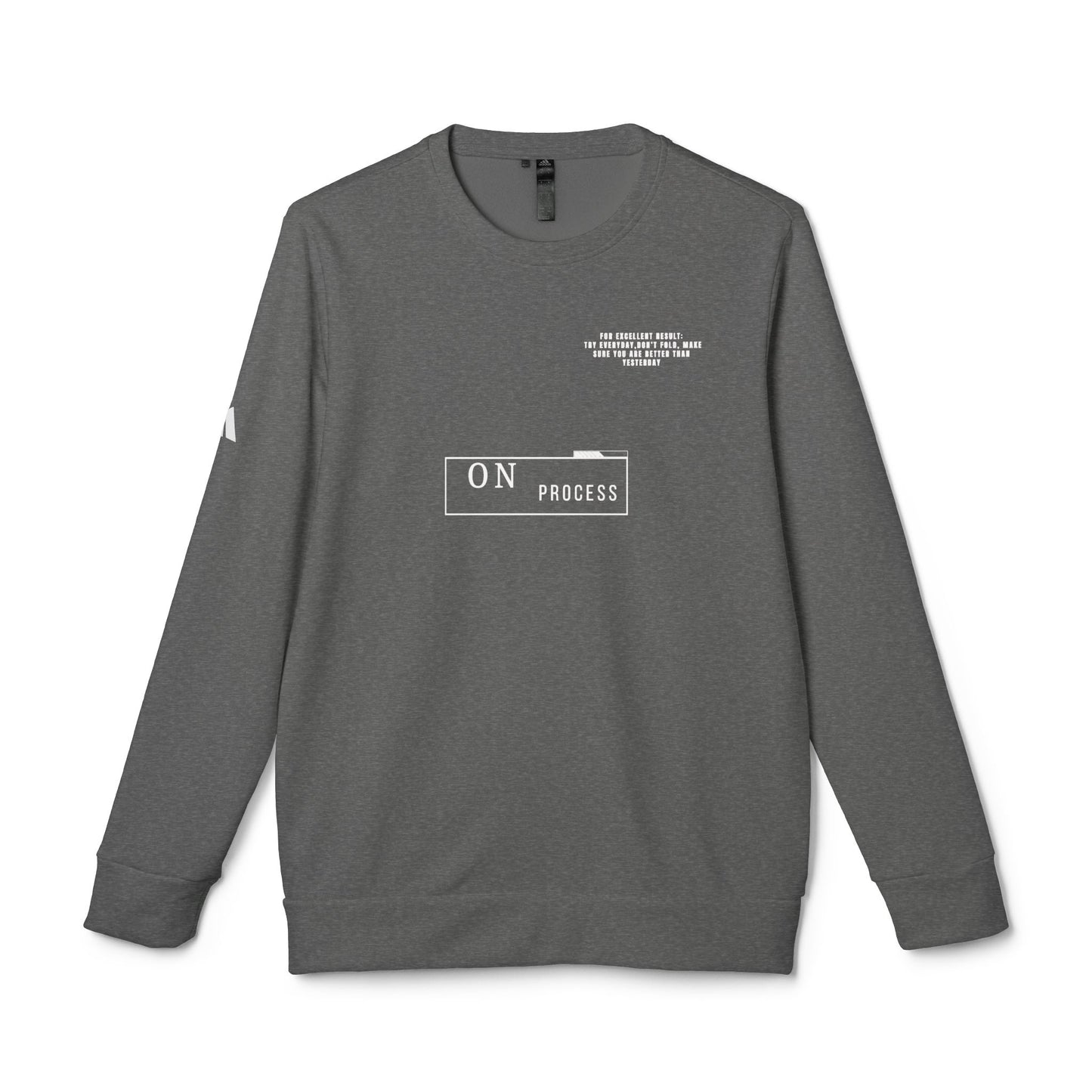 Unisex Fleece Sweatshirt - 'On Process' Style