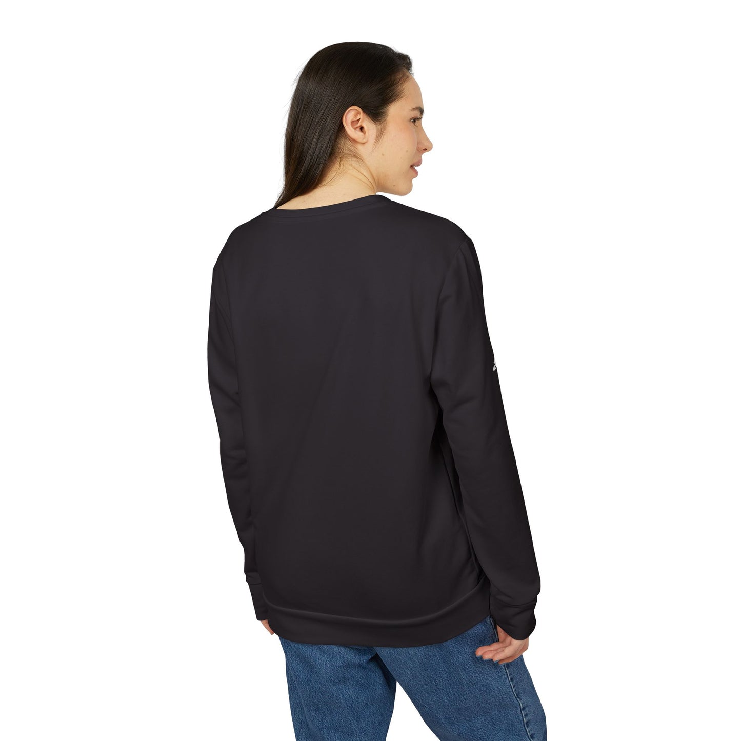 Fleece Sweatshirt with 'Just keep moving' design - Unisex