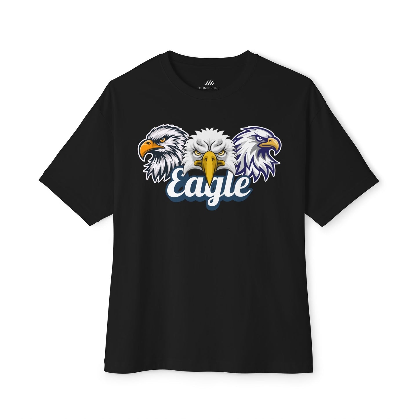Eagle Oversized Tee, Unisex Casual Style, Wildlife Fashion