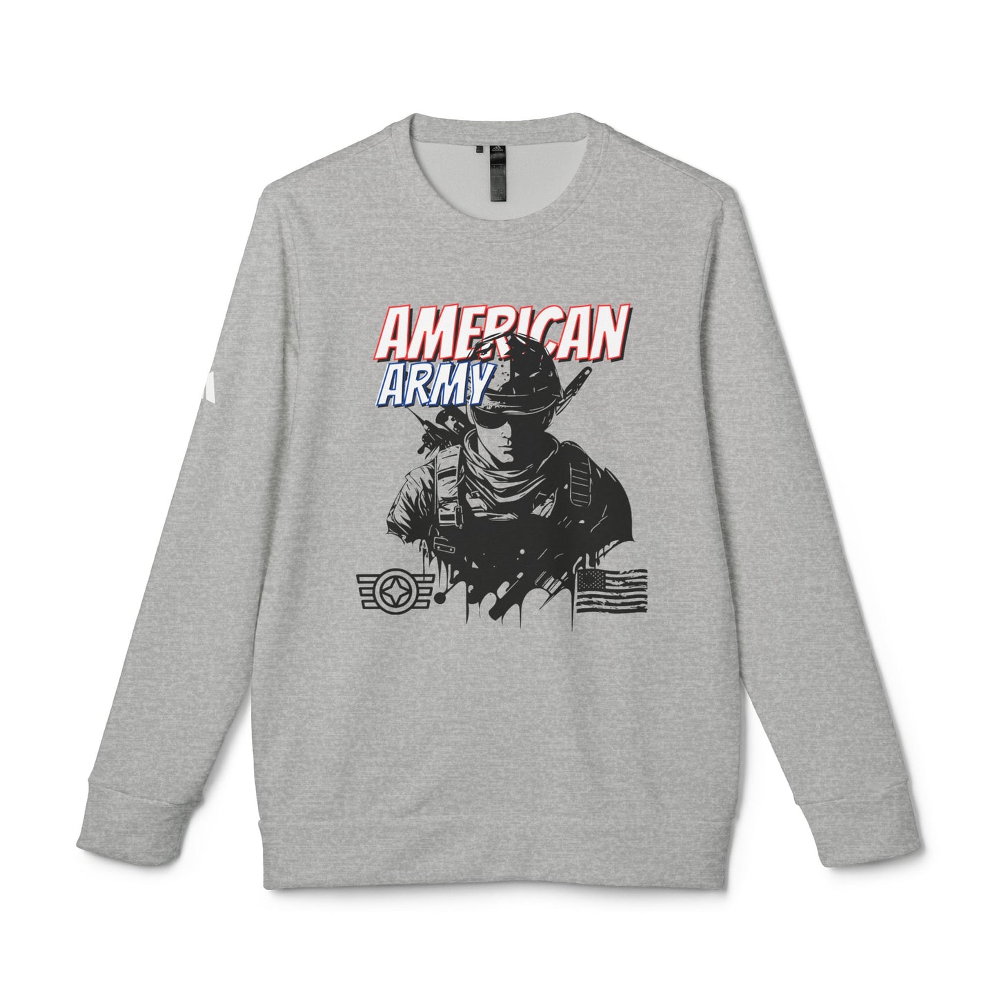 American Army Fleece Sweatshirt - Unisex Military Heritage Crewneck