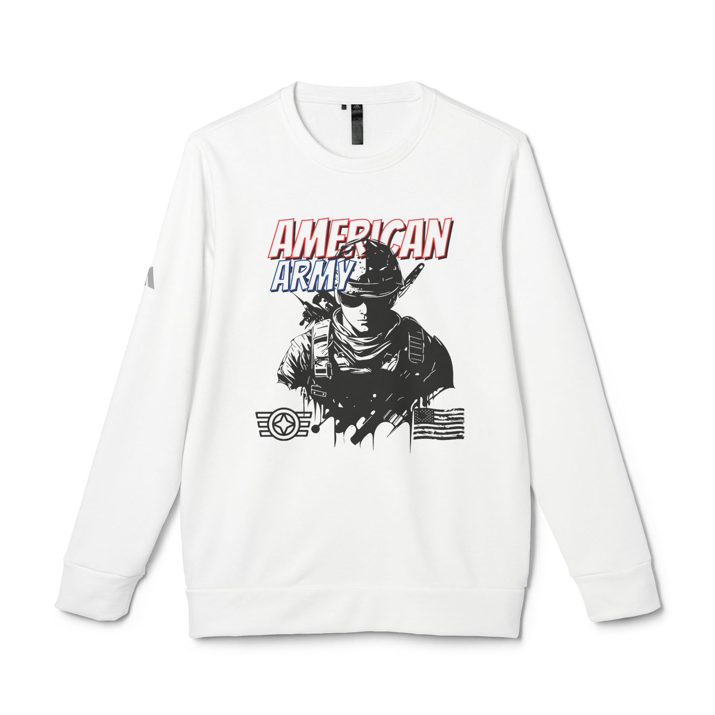 American Army Fleece Sweatshirt - Unisex Military Heritage Crewneck