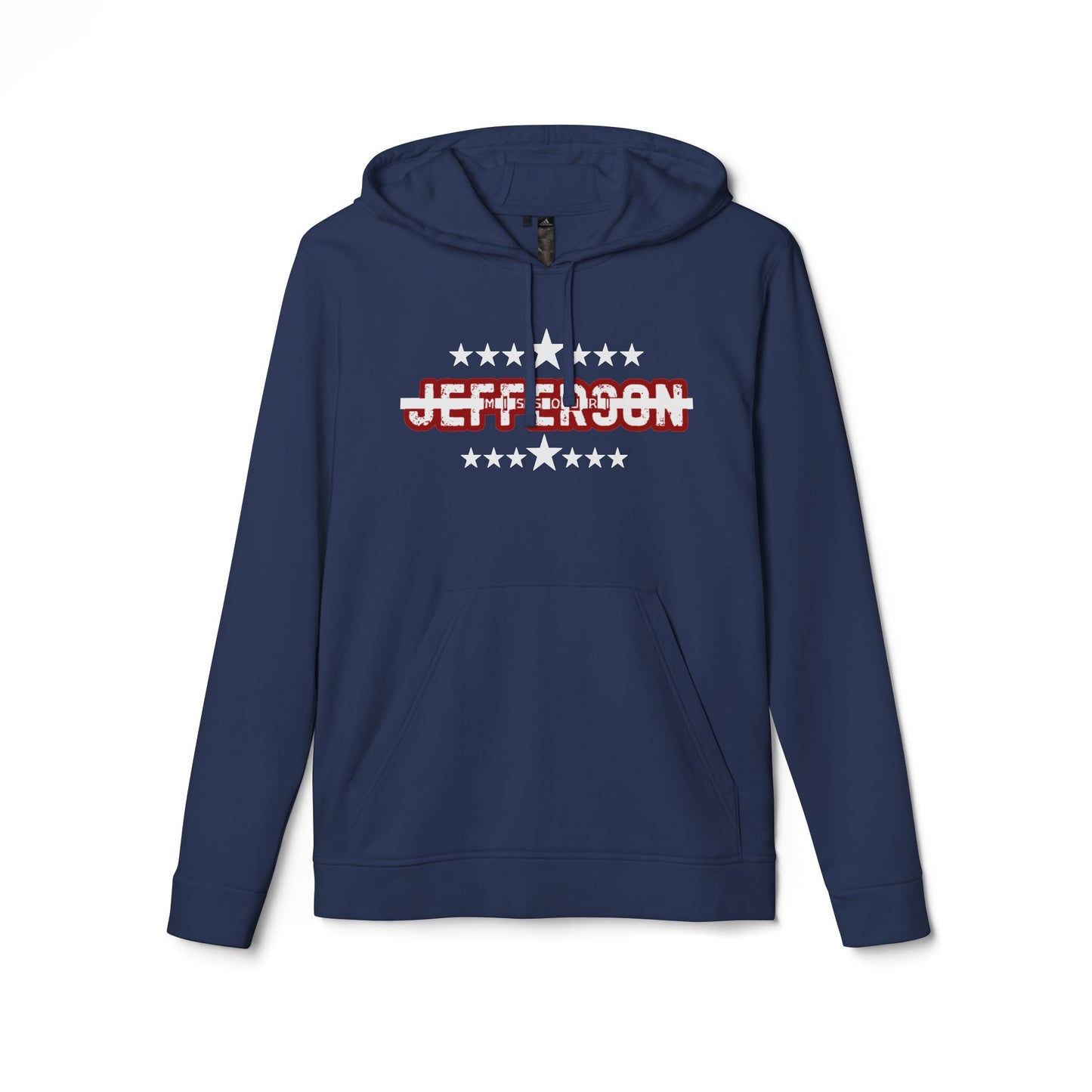 Unisex Fleece Hoodie with 'JEFFERSON' Design - Stylish & Comfortable