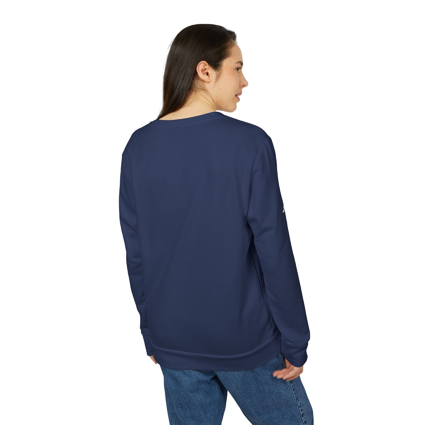 Fleece Sweatshirt with 'Just keep moving' design - Unisex