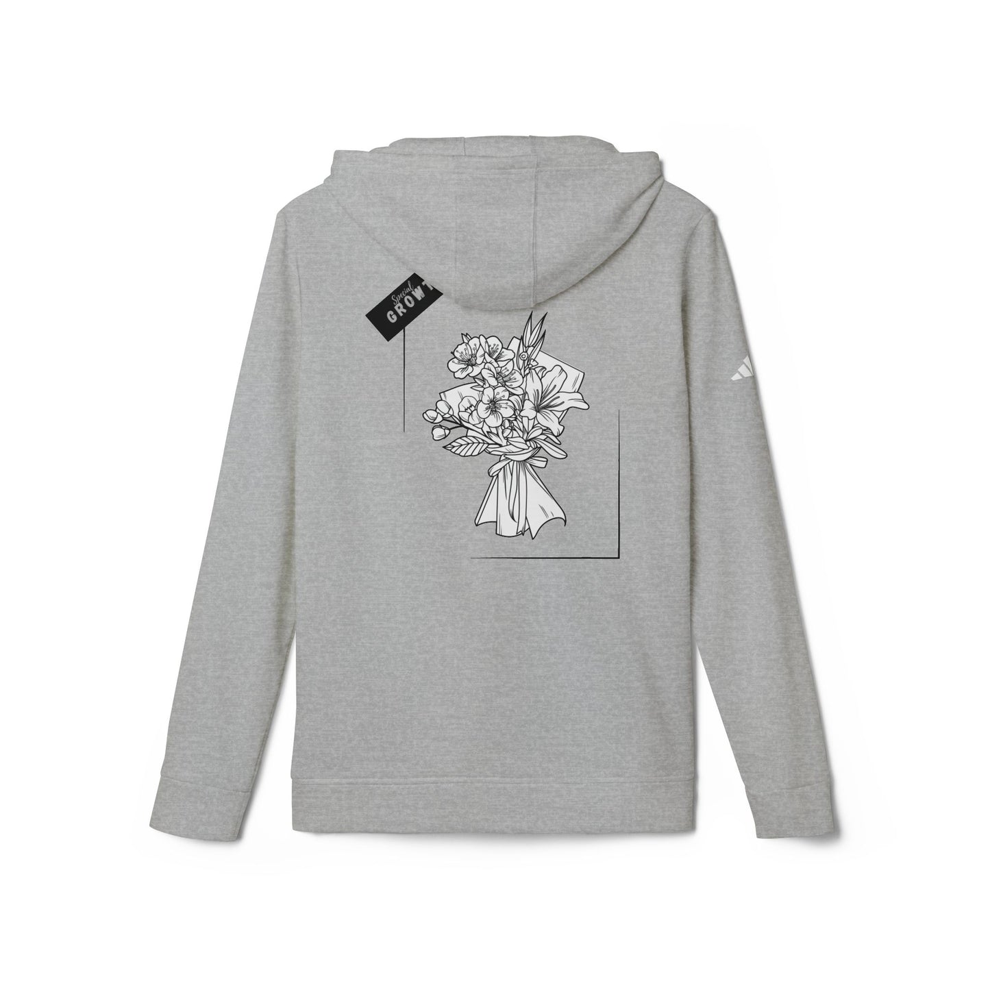 Unisex Fleece Hoodie - Special Floral Design