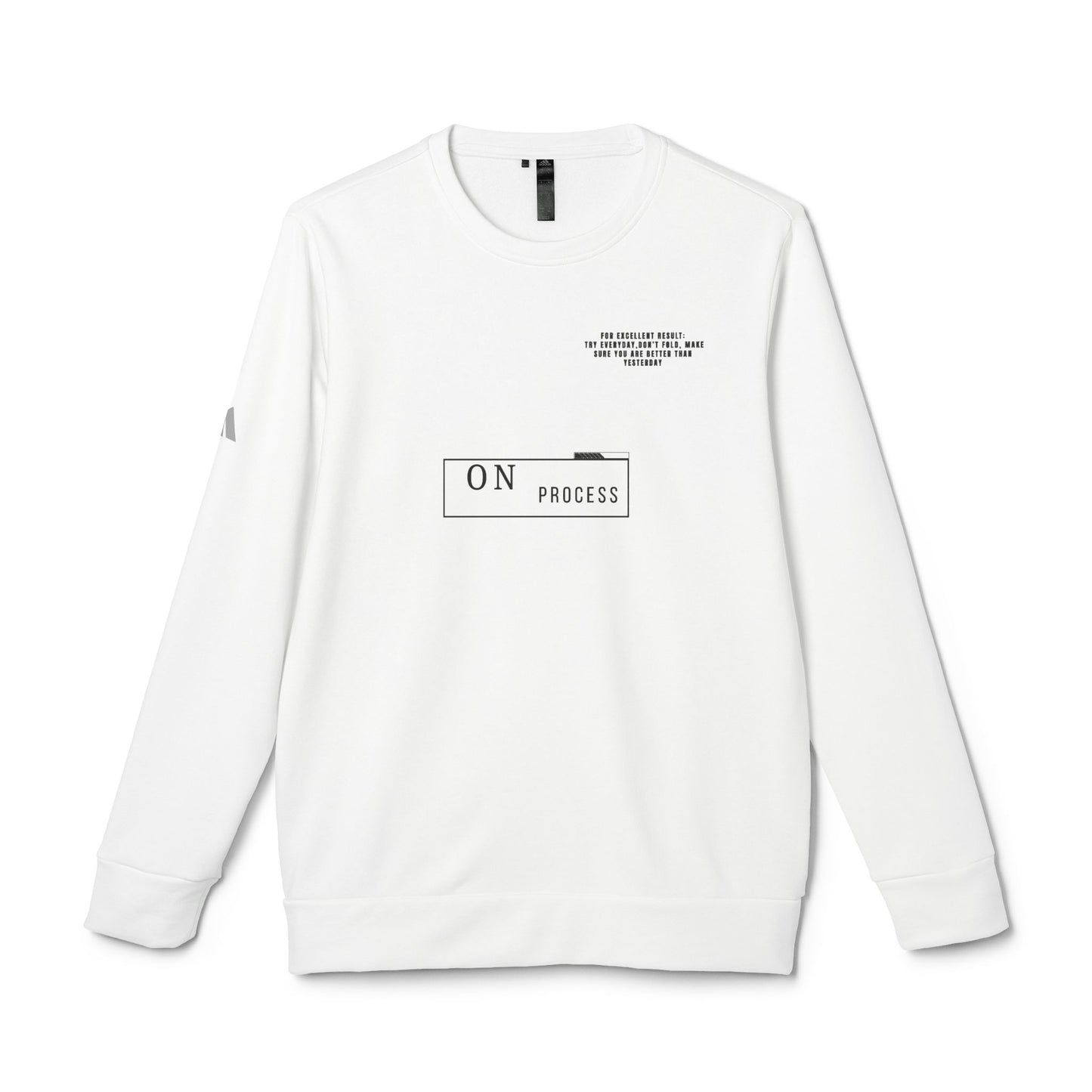 Unisex Fleece Sweatshirt - 'On Process' Style