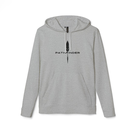 Pathfinder Unisex Fleece Hoodie - Adventure-Inspired Outdoor Apparel