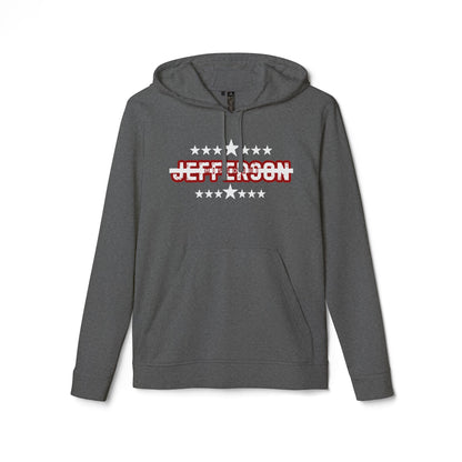 Unisex Fleece Hoodie with 'JEFFERSON' Design - Stylish & Comfortable