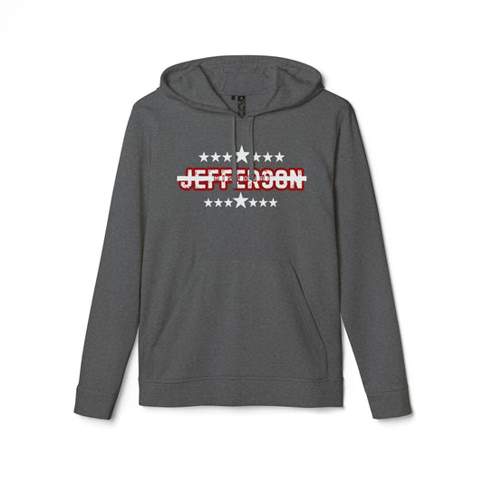 Unisex Fleece Hoodie with 'JEFFERSON' Design - Stylish & Comfortable