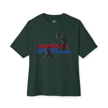 Basketball Graphic Tee for Sport Lovers, Unisex Oversized Tee, Fun Casual Wear, Gift for Athletes, Basketball Fan Shirt
